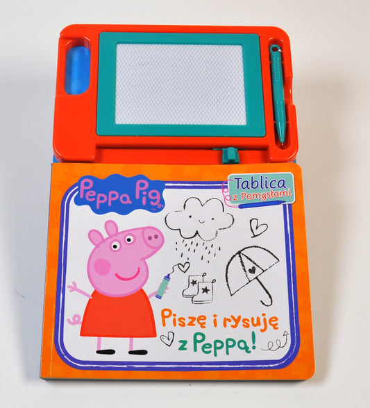 Peppa Pig. Tablica z pomysłami. Piszę i rysuję z Peppą